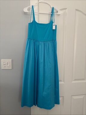 Old Navy Turquoise Spaghetti-Strap Midi Dress
